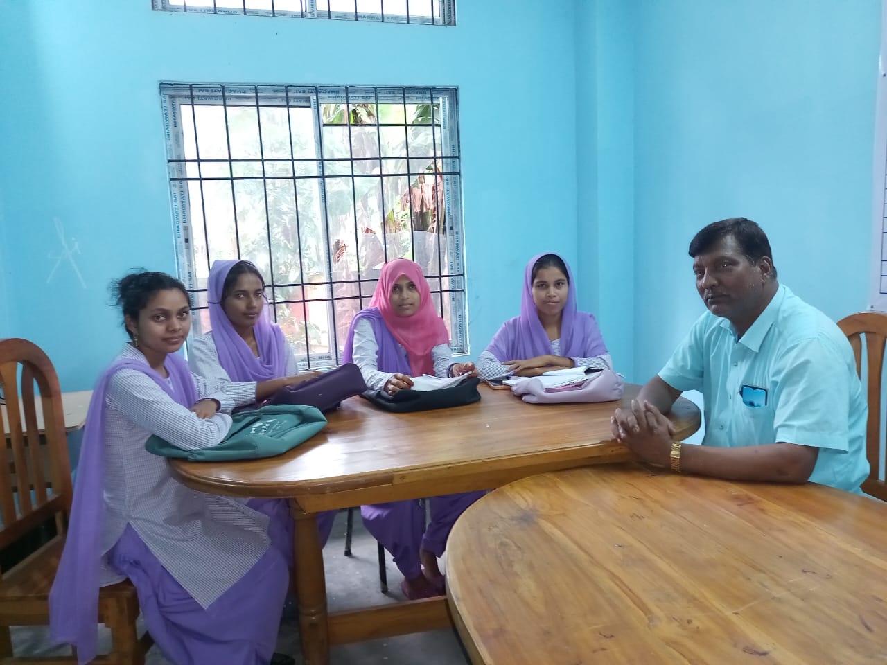 Group disussion among the Students of Semester - iv